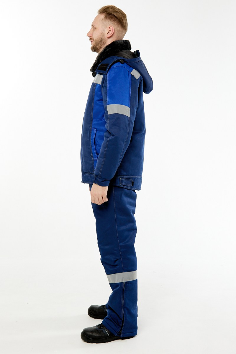 Миниатюра детальной Костюм "СТРАЙК" утепленный цвет. синий 17