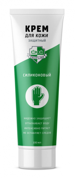Картинка анонса товара Крем защитный для рук силиконовый «CКС PROFLINE» туба 100 мл.